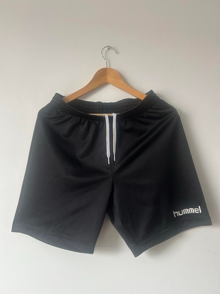 Hummel Zwarte Sportbroek Maat M, Kleding | Heren, Sportkleding, Maat 48/50 (M), Zwart, Ophalen of Verzenden, Zo goed als nieuw