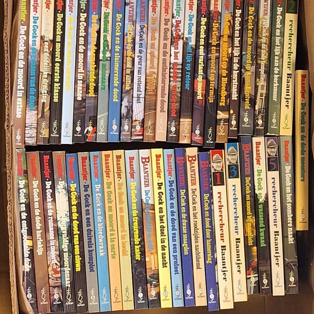 Baantjer boeken, Boeken, Ophalen