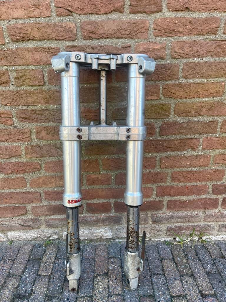 Sebac upside down voorvork derbi gpr / aprillia rs, Fietsen en Brommers, Ophalen of Verzenden, Zo goed als nieuw, Overige typen