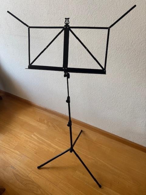 Dixon blad muziekstandaard, stevig, in hoogte verstelbaar, Muziek en Instrumenten, Ophalen of Verzenden, Zo goed als nieuw, Klarinet