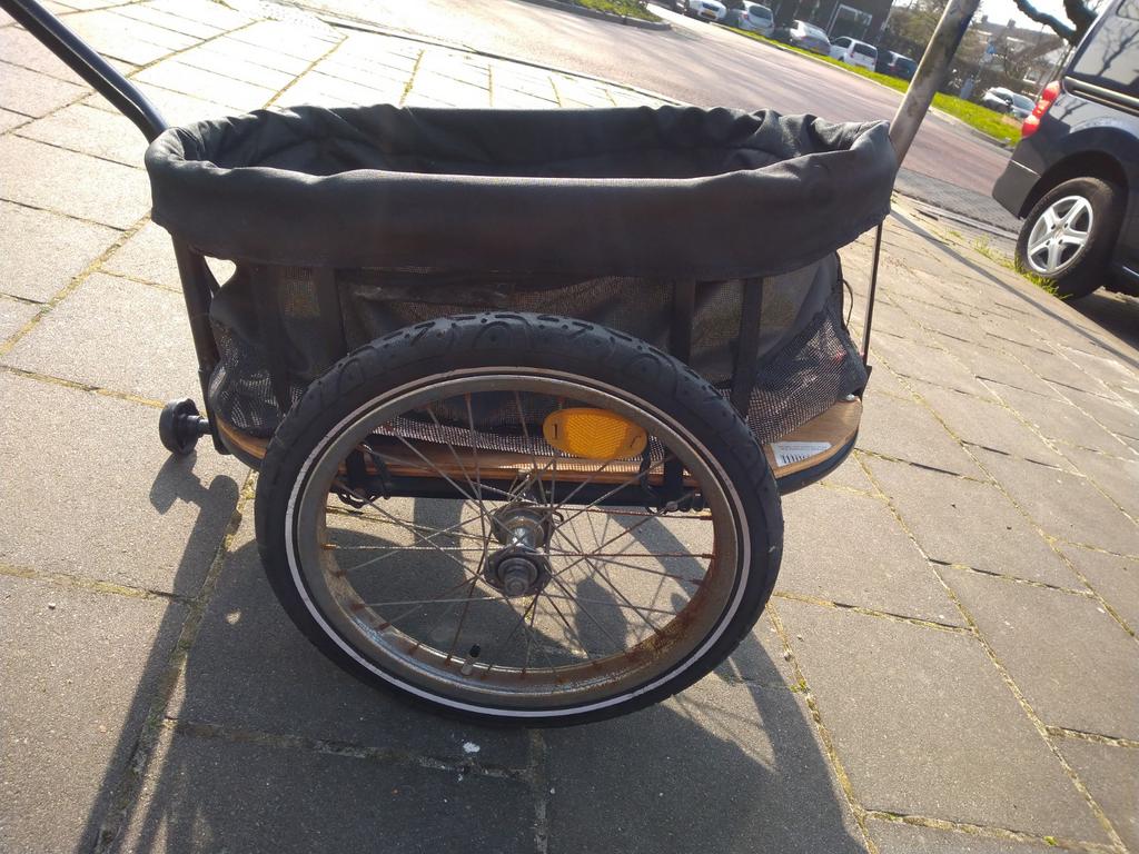 Fiets karretje, Fietsen en Brommers, Fietsaccessoires | Aanhangers en Karren, Ophalen of Verzenden