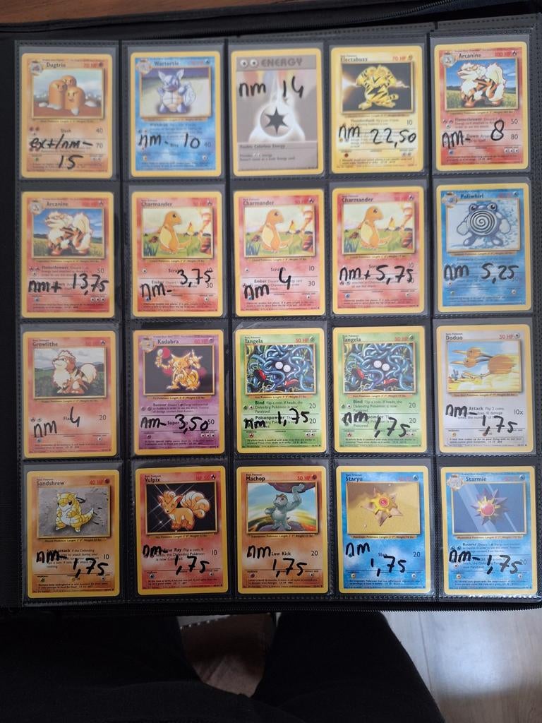 Base set engels losse verkoop - pokemon, Ophalen of Verzenden, Zo goed als nieuw, Meerdere kaarten