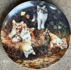 Set van 3 decoratieve wandborden met katten, Ophalen of Verzenden