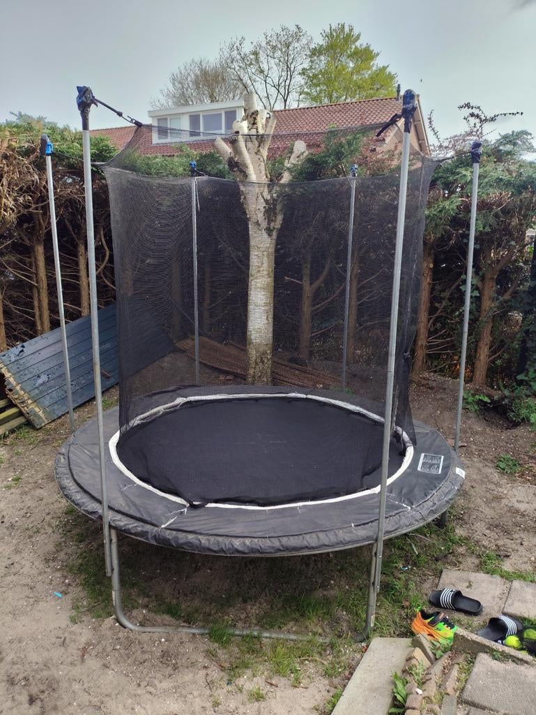 Gratis gebruikte Salta Trampoline 245 cm, Ophalen, Gebruikt