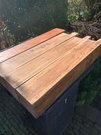 4 Zware EIKEN Eetkamertafel poten 12 x 12 x 76, Doe-het-zelf en Verbouw, Hout en Planken, Eiken, Ophalen of Verzenden, Zo goed als nieuw