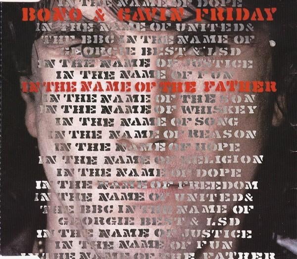 BONO + GAVIN FRIDAY CD SINGLE IN THE NAME OF THE FATHER, Ophalen of Verzenden, Zo goed als nieuw, Pop