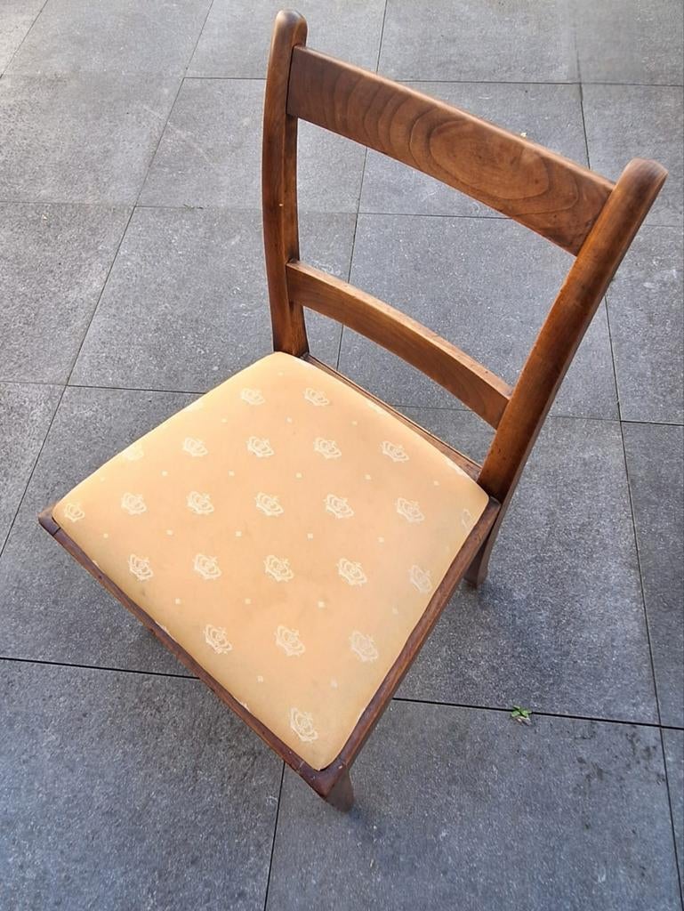 Set van 6 antieke kersenhouten stoelen, Ophalen