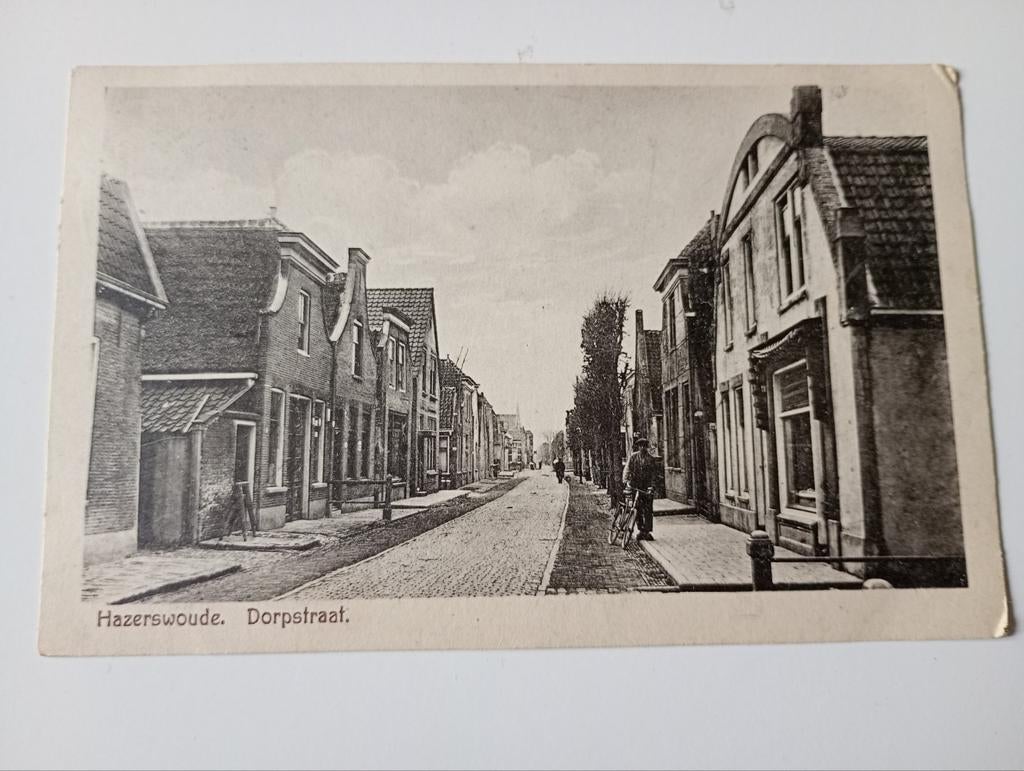 Hazerswoude Dorpsstraat 1930, Ophalen of Verzenden, 1920 tot 1940, Gelopen, Zuid-Holland