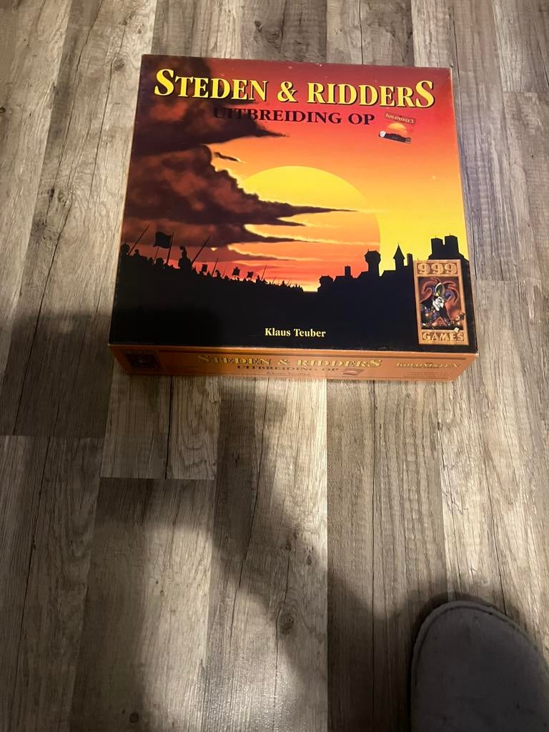 Steden & Ridders, Hobby en Vrije tijd, Gezelschapsspellen | Kaartspellen, Ophalen of Verzenden, Zo goed als nieuw