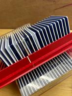 Dia sledes van het merk Liesegang, Ophalen, Gebruikt