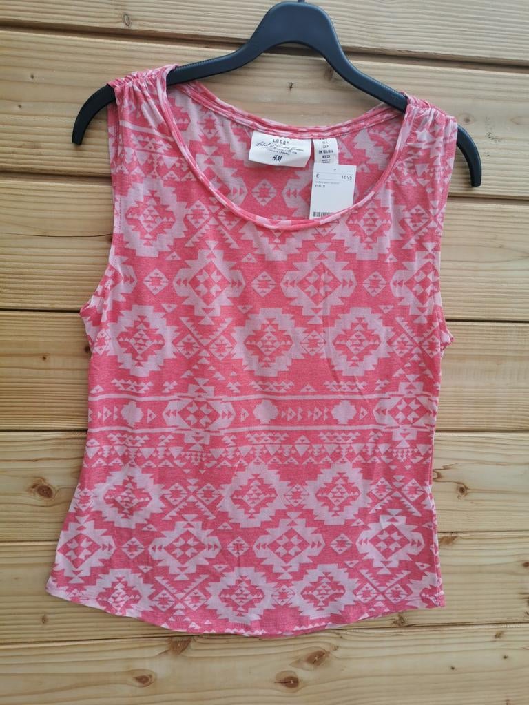 H&M top mt. S, Kleding | Dames, Tops, H&M, Verzenden, Nieuw, Roze