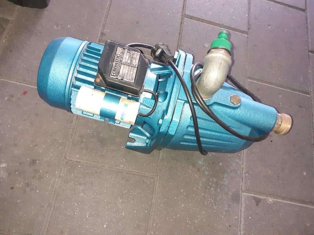 Waterpomp euromatic werkt goed, Ophalen