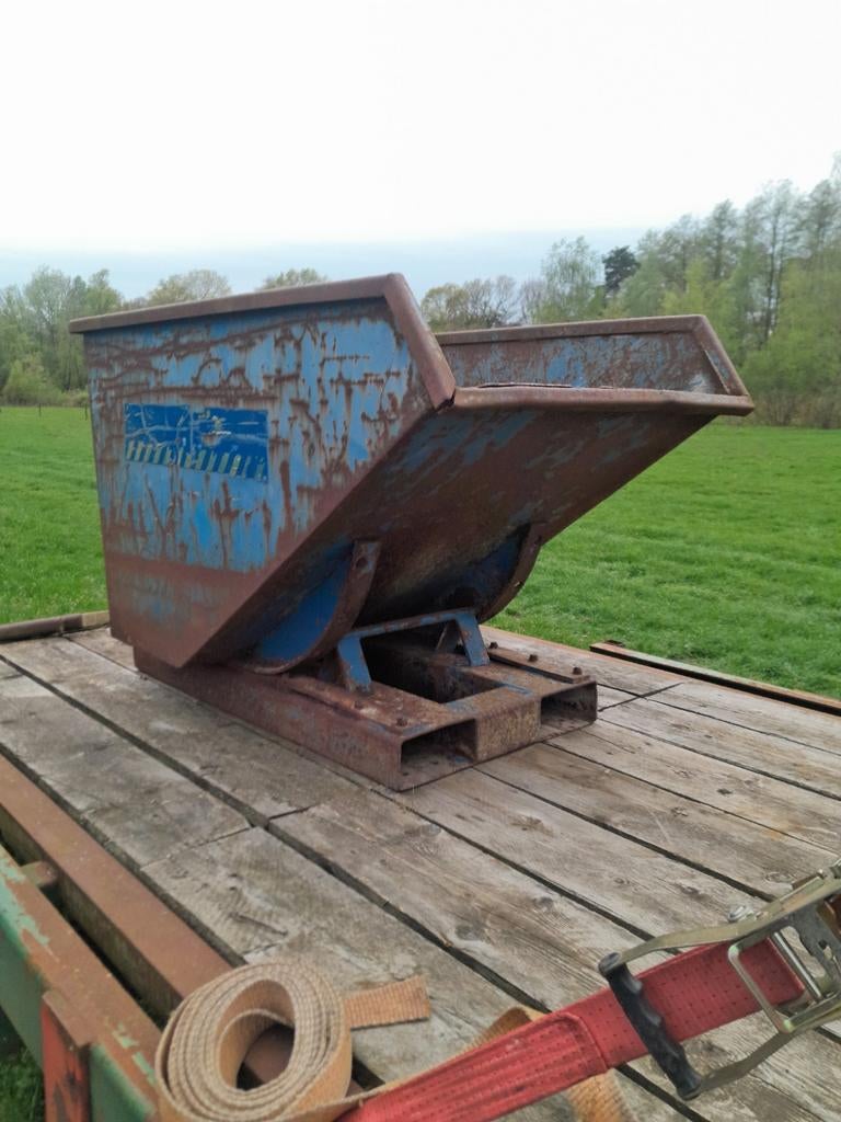 Kiepbak heftruck, Ophalen