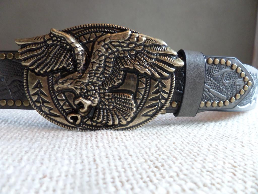 Stoere Western Cowboy Riem met Arend Gesp