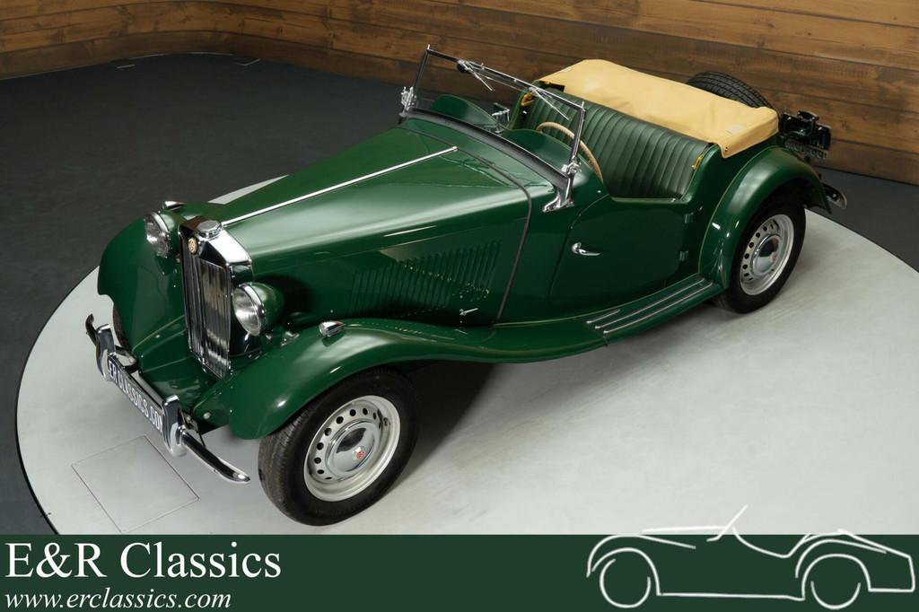 MG TD Cabriolet | 1950, Auto's, Oldtimers, Achterwielaandrijving, 54 pk, Cabriolet, Leder