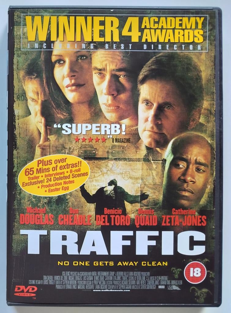 Traffic (2000), Cd's en Dvd's, Dvd's | Thrillers en Misdaad, Vanaf 16 jaar, Ophalen of Verzenden, Zo goed als nieuw, Maffia en Misdaad
