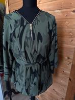 Groene camouflage blouse met rits - Maat M nieuw, Ophalen of Verzenden, Nieuw, Maat 38/40 (M), Groen