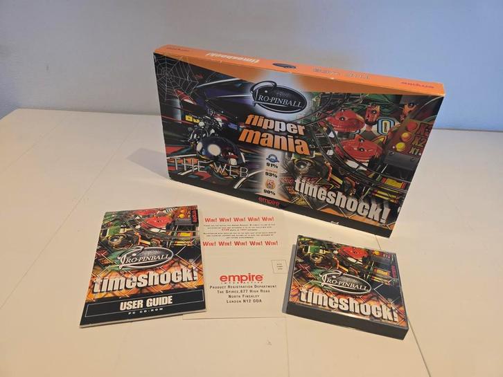 BIGBOX Retro Pinball: Flipper Mania - the Web &Timeshock!, Computers en Software, Vintage Computers, Ophalen of Verzenden