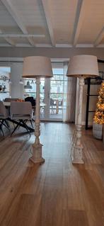 Set van twee elegante vloerlampen, Ophalen, Hout, Gebruikt, Klassiek, Landelijk