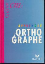 Apprendre l’orthographe; Guion; CM1, Verzenden, Zo goed als nieuw