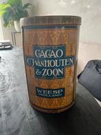 Oud antieken cacao blik, Cacao van Houten & zoon - Weesp, Verzamelen, Blikken, Ophalen of Verzenden, Zo goed als nieuw, Overige