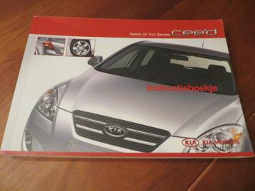 Instructieboek Kia Cee'D incl. audio vanaf 2007 beschikbaar voor biedingen