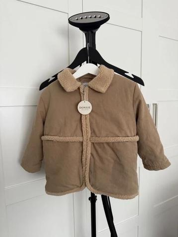 Donsje Amsterdam / beertje jacket taupe - maat 104 nieuw beschikbaar voor biedingen