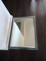Spiegel met zilverkleurige lijst, Ophalen, Gebruikt, 75 tot 100 cm, Minder dan 100 cm