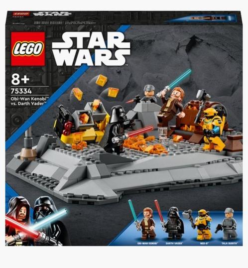 LEGO Star Wars Obi-Wan Kenobi vs. Darth Vader - 75334|NIEUW|, Kinderen en Baby's, Speelgoed | Duplo en Lego, Nieuw, Lego, Complete set