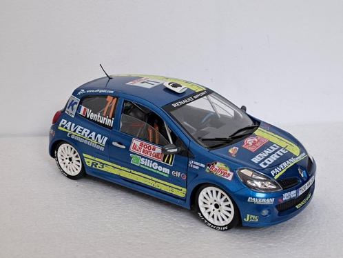 Renault Clio R3 Rally Monte Carlo 2008 Venturini 1/18 UNIEK, Hobby en Vrije tijd, Modelauto's | 1:18, Zo goed als nieuw, Auto