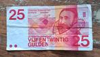 Briefje 25 gulden 1971, Postzegels en Munten, Bankbiljetten | Nederland, Los biljet, Ophalen of Verzenden, 25 gulden