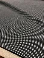 2 Coupons Ploeg Meubelstof - Zwart/Wit & Wit/Zwart, Wol, Zwart, Nieuw, Ophalen of Verzenden