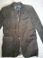 Van Gils donkerbruin suede wintercolbert - maat 48, Ophalen, Maat 48/50 (M), Bruin, Van Gils