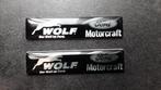 2x Wolf Ford Motorcraft 3D stickers car auto motor scooter, Verzamelen, Stickers, Nieuw, Auto of Motor, Verzenden