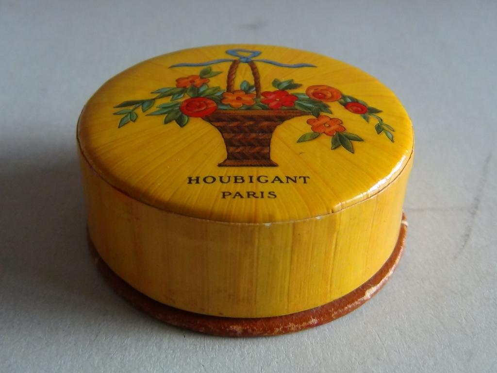 Oud poeder doosje Houbigant-Parijs compleet gevuld L104, Verzenden, Zo goed als nieuw, Gehele gezicht, Make-up