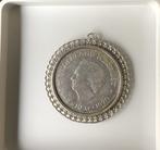 Zilveren 10 gulden - 1970 - incl hanger - 28,5 gr, Koningin Juliana, Setje, Zilver, Ophalen of Verzenden