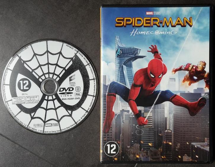 DVD Spiderman Homecoming - Marver Spider Man Tom Holland, Cd's en Dvd's, Dvd's | Actie, Zo goed als nieuw, Actie, Vanaf 12 jaar