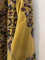 Kaftan takchita - Maat M, Geel, Gedragen, Onder de knie, Ophalen