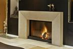 Superdeal M-Design inbouwhaard met Liftdeur en Vonkenscherm, Houtkachel, Ophalen of Verzenden, Zo goed als nieuw, Inbouw