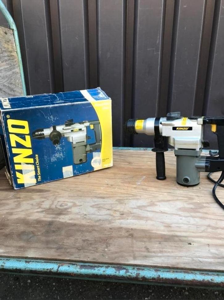 Kinzo Klopboormachine - Krachtige Boormachine, Doe-het-zelf en Verbouw, Gereedschap | Boormachines, Gebruikt, Boormachine, 600 watt of meer
