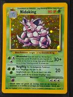 Pokémon Nidoking Base Set Unlimited 11/102 - Excellent (EX), Ophalen of Verzenden, Gebruikt, Losse kaart, Foil