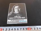 sticker Politie Gemeentepolitie Amsterdam Vrouw PMA487, Ophalen, Zo goed als nieuw, Sticker