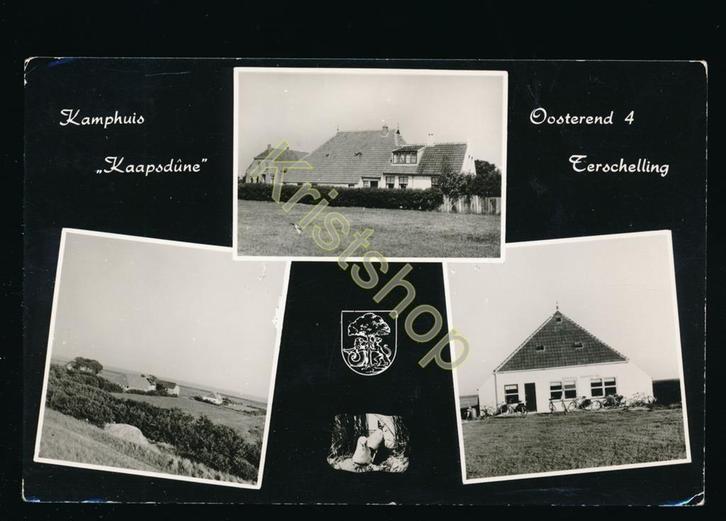Terschelling - Kamphuis Kaapsdune [KRST009-0846, Verzamelen, Ansichtkaarten | Nederland, Gelopen, Waddeneilanden, 1960 tot 1980