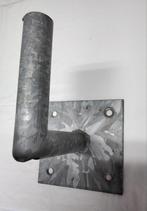 Muurbeugel zwaar verzinkt muurplaat voor bijv schotelantenne, Ophalen of Verzenden, Zo goed als nieuw
