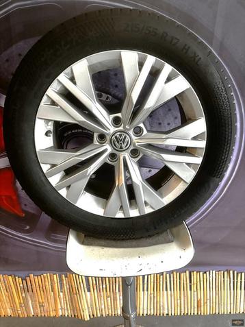 17 inch 5x112 Origineel VW Passat Winterset incl. Continenta beschikbaar voor biedingen