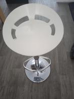 Witte barkruk, Ophalen, 60 tot 90 cm, Zo goed als nieuw, 1 kruk