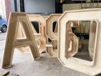Houten Lichtletters ! Evenementen! Decoratie,Marquee Numbers, Ophalen of Verzenden, Nieuw