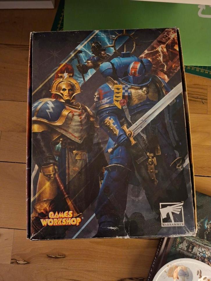 Warhammer 40k en age of sigmar starter set, Hobby en Vrije tijd, Wargaming, Zo goed als nieuw, Warhammer, Figuurtje(s), Geverfd