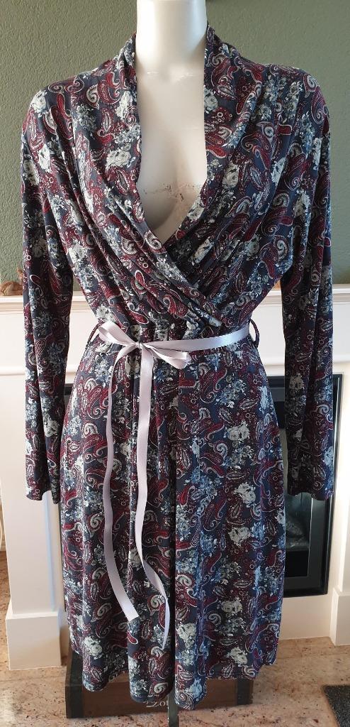 Rhetorique prachtige paisley jurk mt 6 40 M 38 | Gratis verz, Kleding | Dames, Jurken, Zo goed als nieuw, Maat 38/40 (M), Overige kleuren