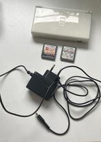 Nintendo DS Lite met Mario Kart & Marvel spel, Wit, Ophalen of Verzenden, DS Lite, Gebruikt